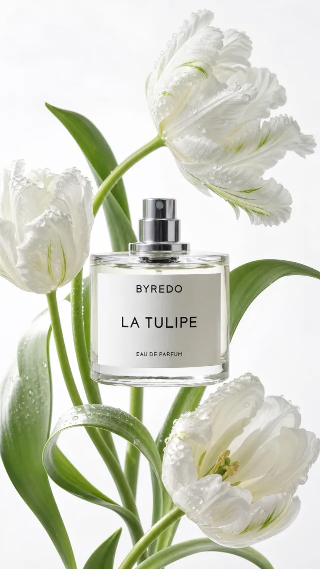 Tulips and transparent fragrance