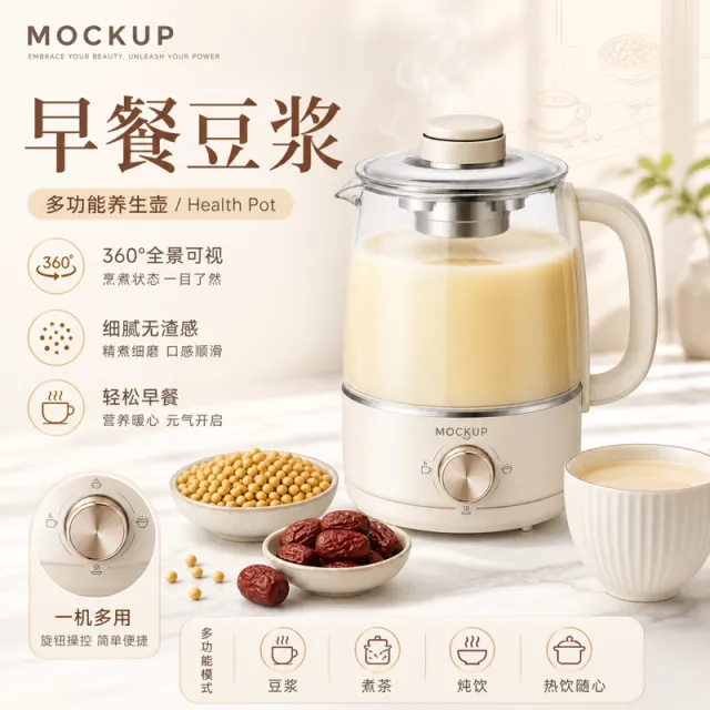Warm breakfast appliance imagery