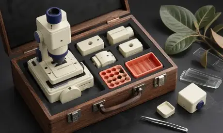 Qwen Image 3.0 Pro microscope and laboratory tools