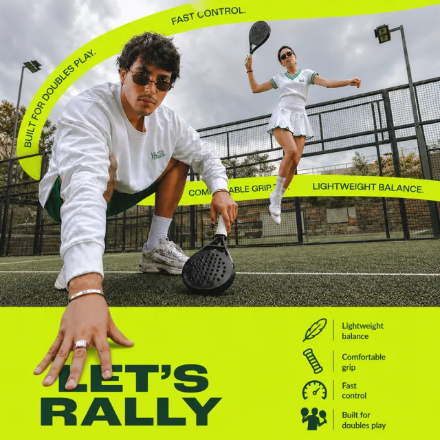 Lime-green racket campaign