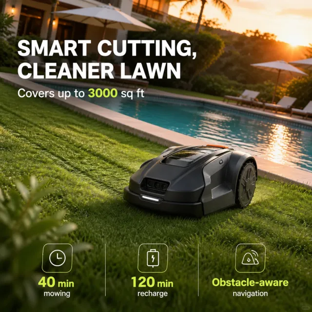 Smart lawn-care product showcase